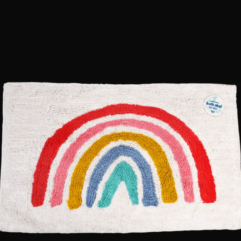 Rex London Tufted cotton bath mat - Rainbow Online