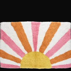 Rex London Tufted cotton bath mat - Sunset Clearance