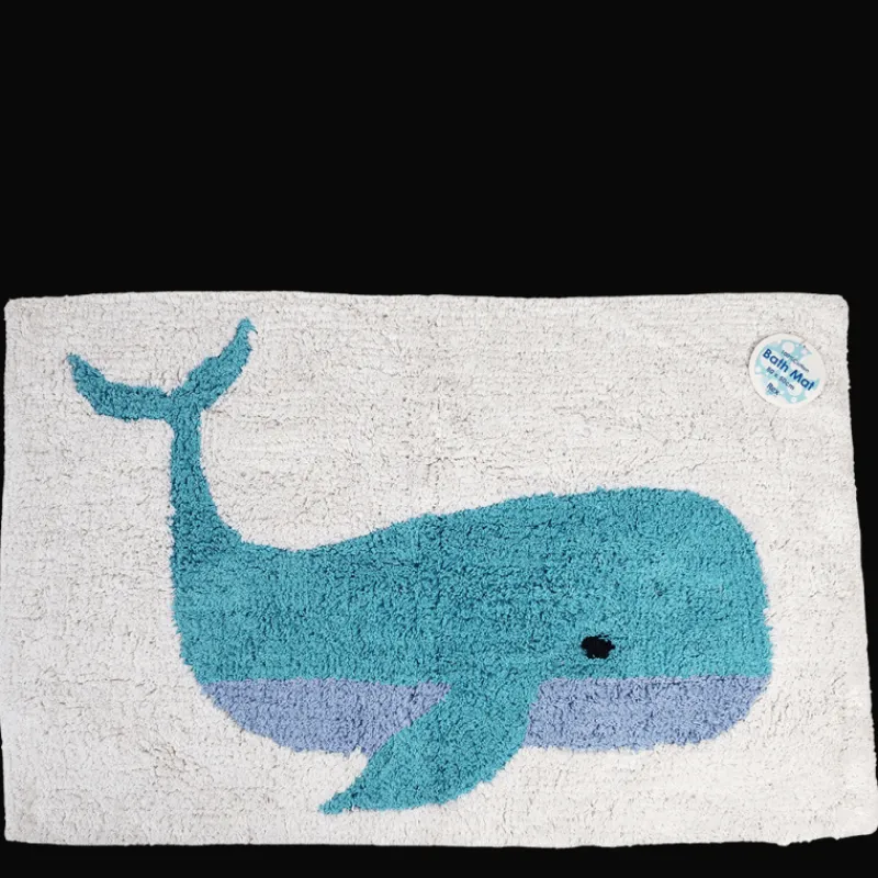 Rex London Tufted cotton bath mat - Whale Outlet