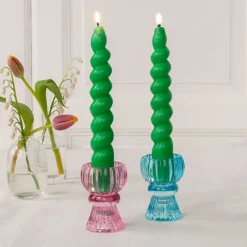 Rex London Twisted candles (pack of 2) - Dark green Best