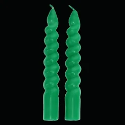 Rex London Twisted candles (pack of 2) - Dark green Best