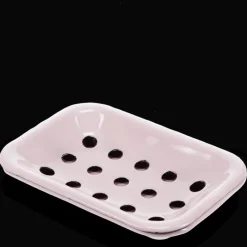 Rex London Two-part enamel soap dish - Pink Online