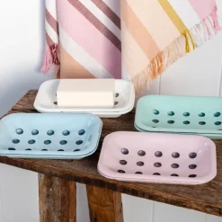 Rex London Two-part enamel soap dish - White Sale