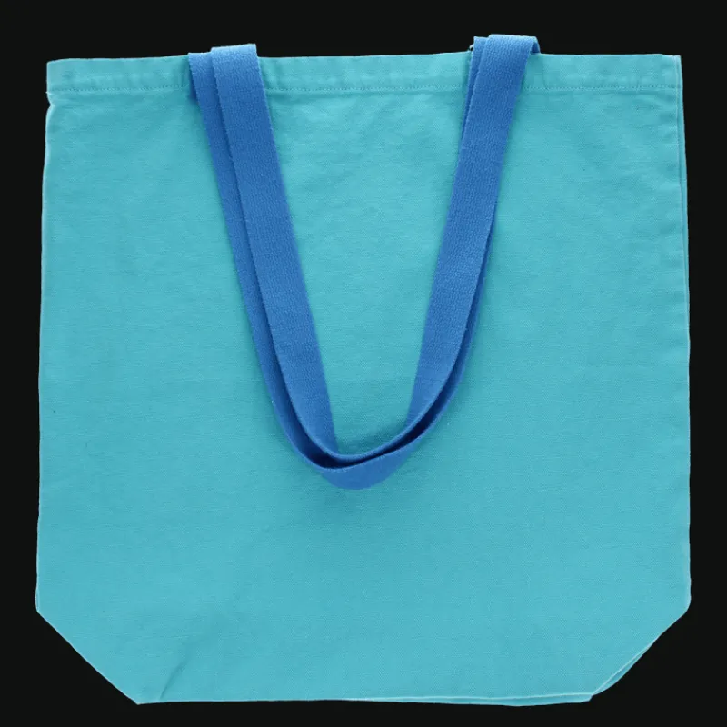 Rex London Two-tone cotton tote bag - Aqua blue Best