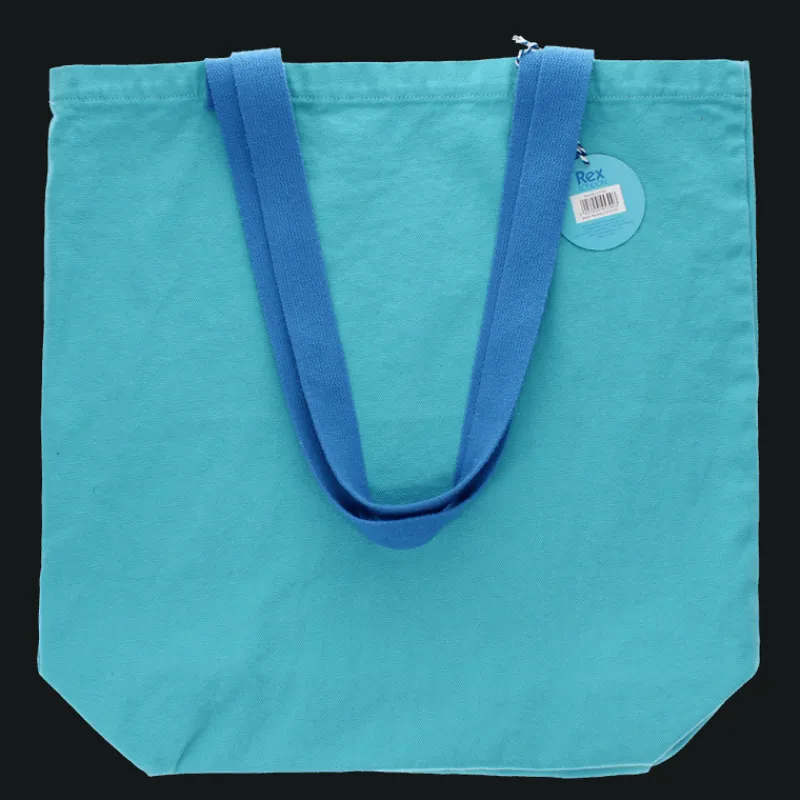 Rex London Two-tone cotton tote bag - Aqua blue Best