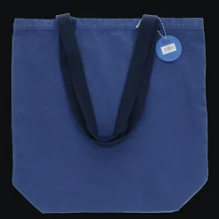 Rex London Two-tone cotton tote bag - Indigo blue New