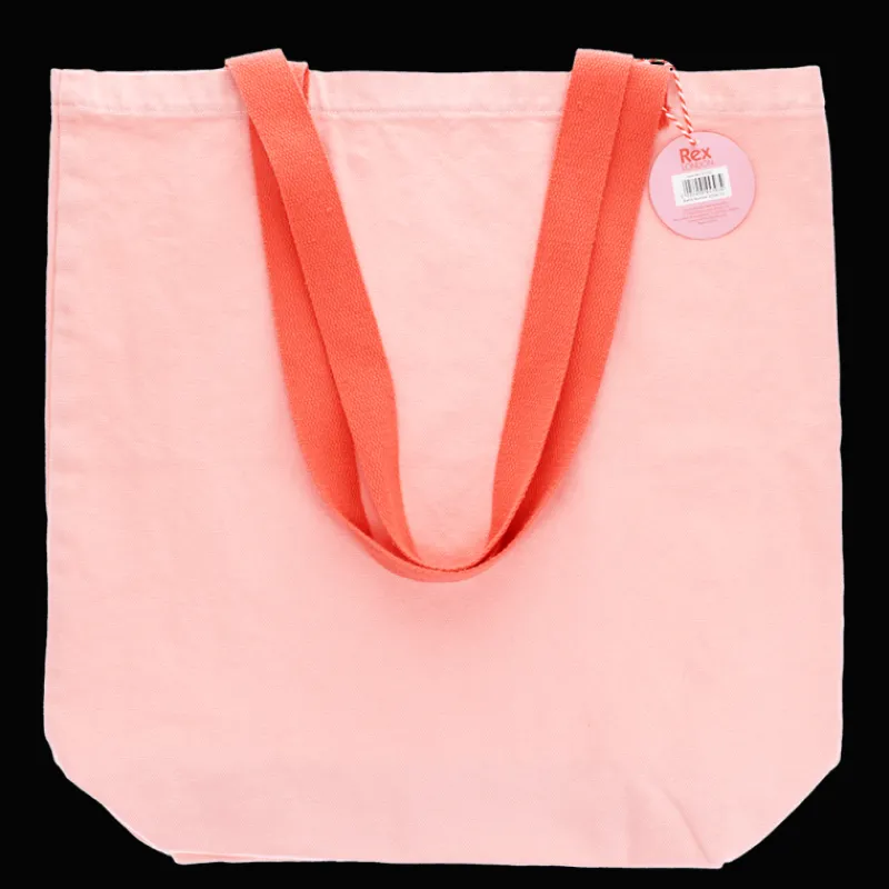 Rex London Two-tone cotton tote bag - Pink Clearance