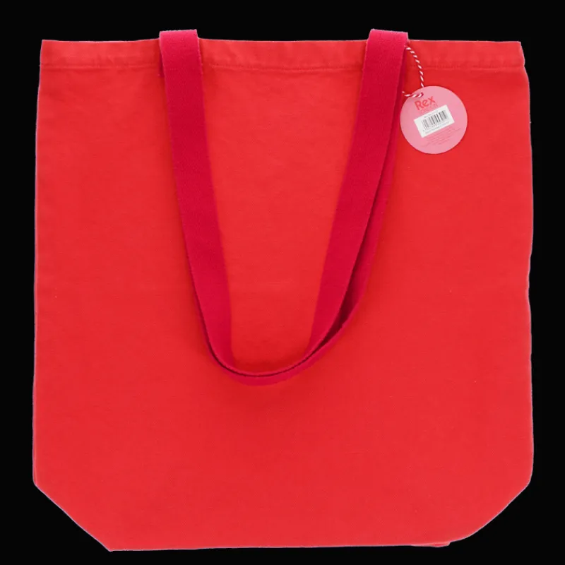 Rex London Two-tone cotton tote bag - Red Best