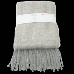 Rex London Ultra soft woven blanket (127 x 152cm) - Light grey Online