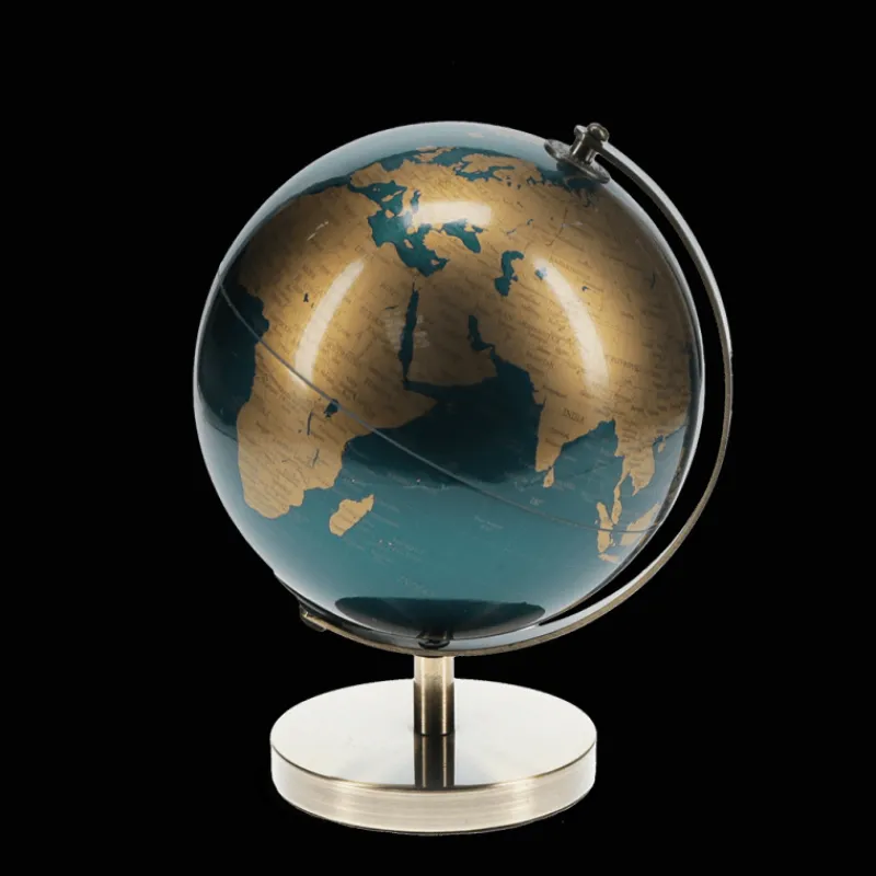 Rex London USB world globe light (14.2cm) - Blue and gold Fashion