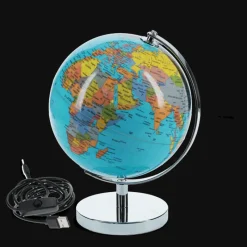 Rex London USB world globe light (14.2cm) - Classic Outlet