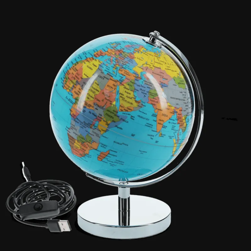 Rex London USB world globe light (14.2cm) - Classic Outlet