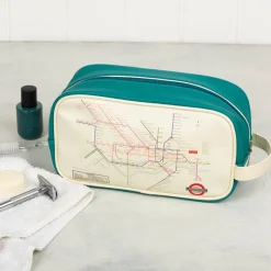 Rex London Wash bag - TfL Heritage Tube Map Clearance