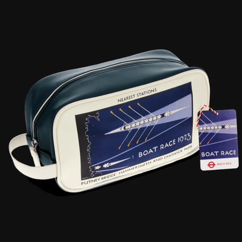 Rex London Wash bag - TfL Vintage Poster "Boat Race" New