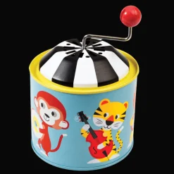 Rex London Winding tin music box - Animal Band Sale
