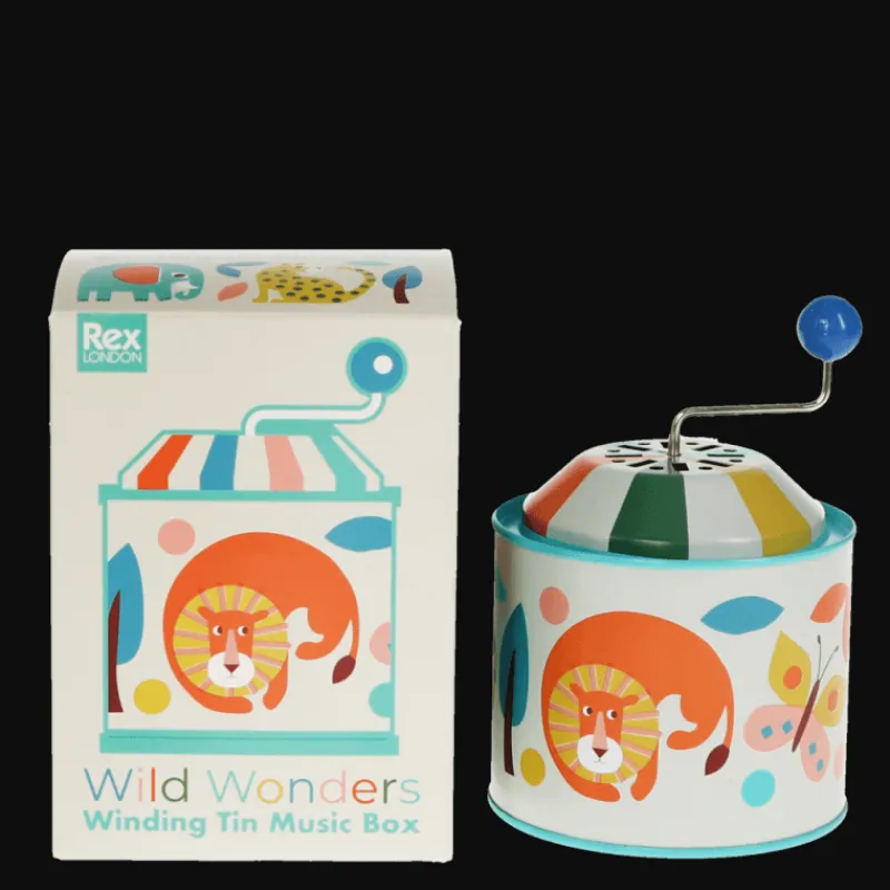 Rex London Winding tin music box - Wild Wonders Fashion