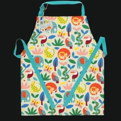 Rex London Wipeable cotton children's apron - Wild Wonders Clearance
