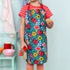 Rex London Wipeable cotton children's apron - Ladybird Discount