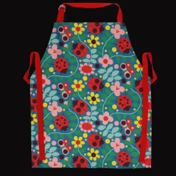 Rex London Wipeable cotton children's apron - Ladybird Discount
