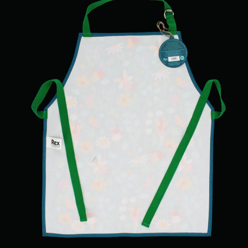Rex London Wipeable cotton children's apron - Fairies in the Garden Best