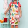 Rex London Wipeable cotton children's apron - Baby Dinos Outlet