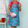 Rex London Wipeable cotton children's apron - Sunny Sausage Dog Clearance