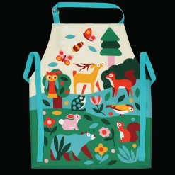 Rex London Wipeable cotton children's apron - Woodland Clearance