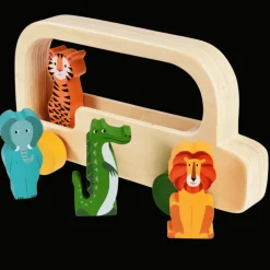 Rex London Wooden bus toy - Colourful Creatures Fashion