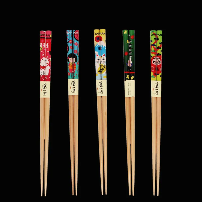 Rex London Wooden chopsticks (pack of 5 pairs) - Japanese heritage Discount