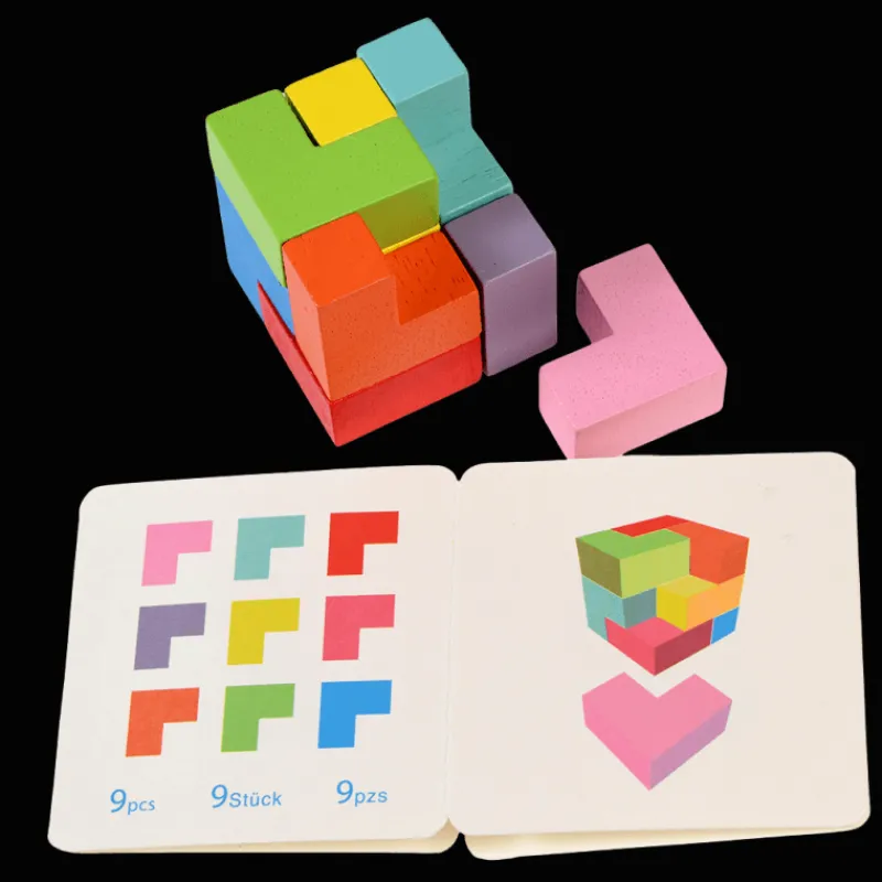 Rex London Wooden 3D puzzle in a tin Clearance