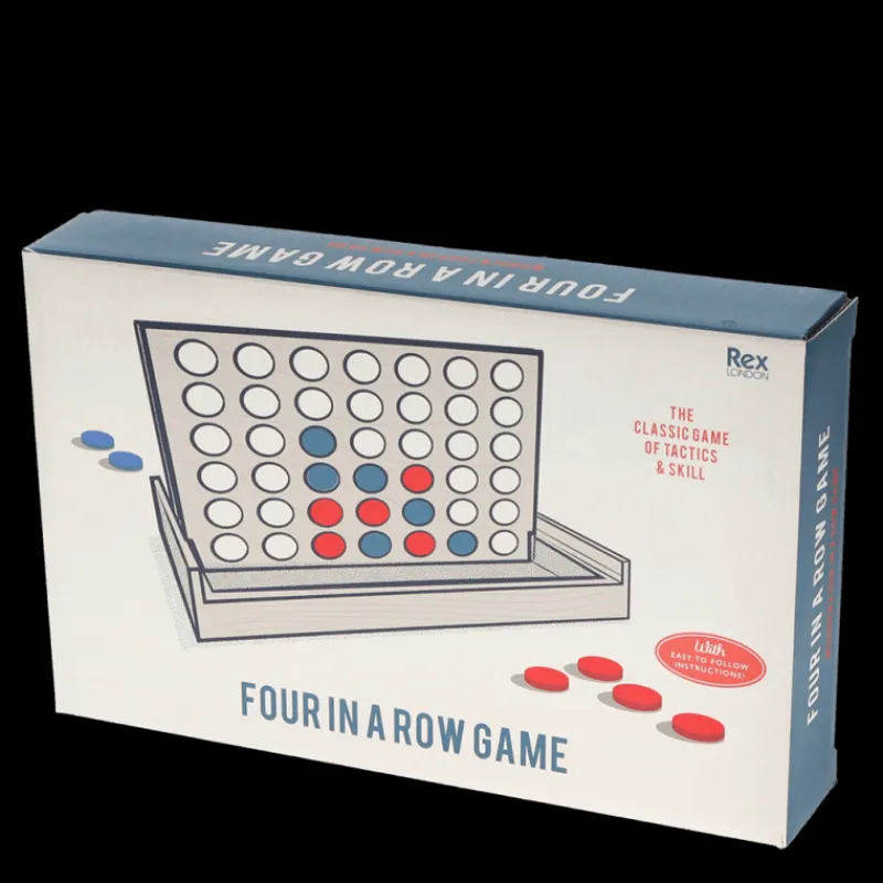 Rex London Wooden Four in a Row game set New