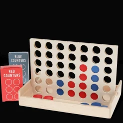 Rex London Wooden Four in a Row game set New