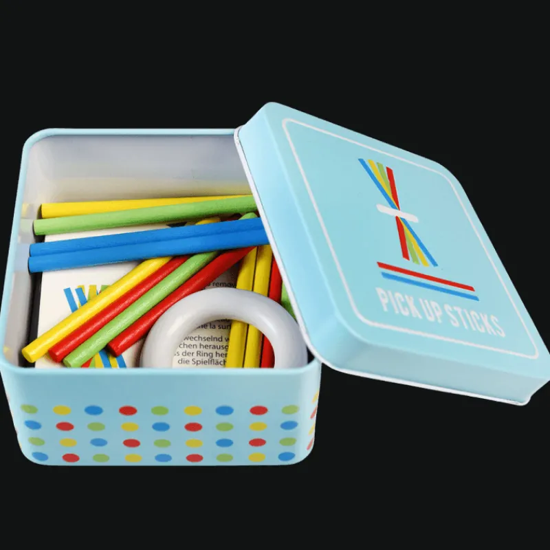Rex London Wooden pick up sticks in a tin Clearance