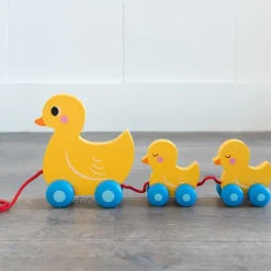 Rex London Wooden pull toy - Duck Family New
