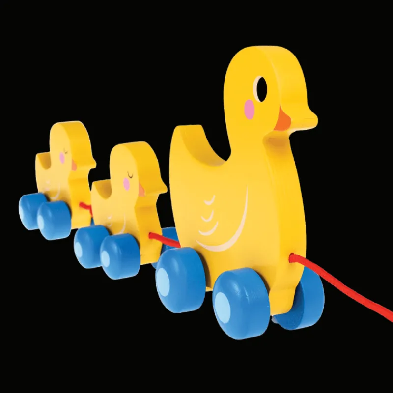 Rex London Wooden pull toy - Duck Family New