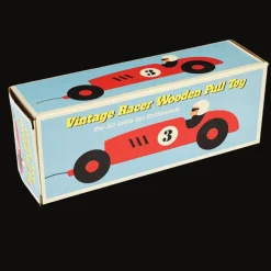 Rex London Wooden pull toy - Vintage Racer Fashion
