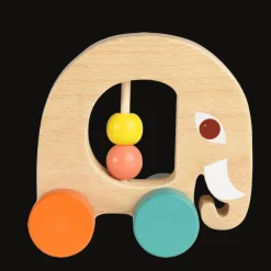Rex London Wooden push along toy- Wild Wonders elephant Online