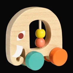 Rex London Wooden push along toy- Wild Wonders elephant Online