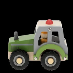 Rex London Wooden push along vehicle toy - Tractor (green) Sale