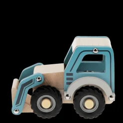 Rex London Wooden push along vehicle toy - Digger truck (blue) Sale