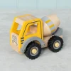 Rex London Wooden push along vehicle toy - Cement mixer (yellow) Hot