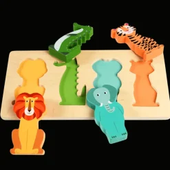 Rex London Wooden puzzle - Colourful Creatures Best