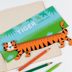 Rex London Wooden ruler - Tiger Clearance