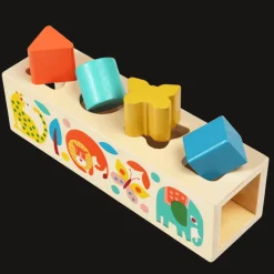 Rex London Wooden shape sorter - Wild Wonders Hot