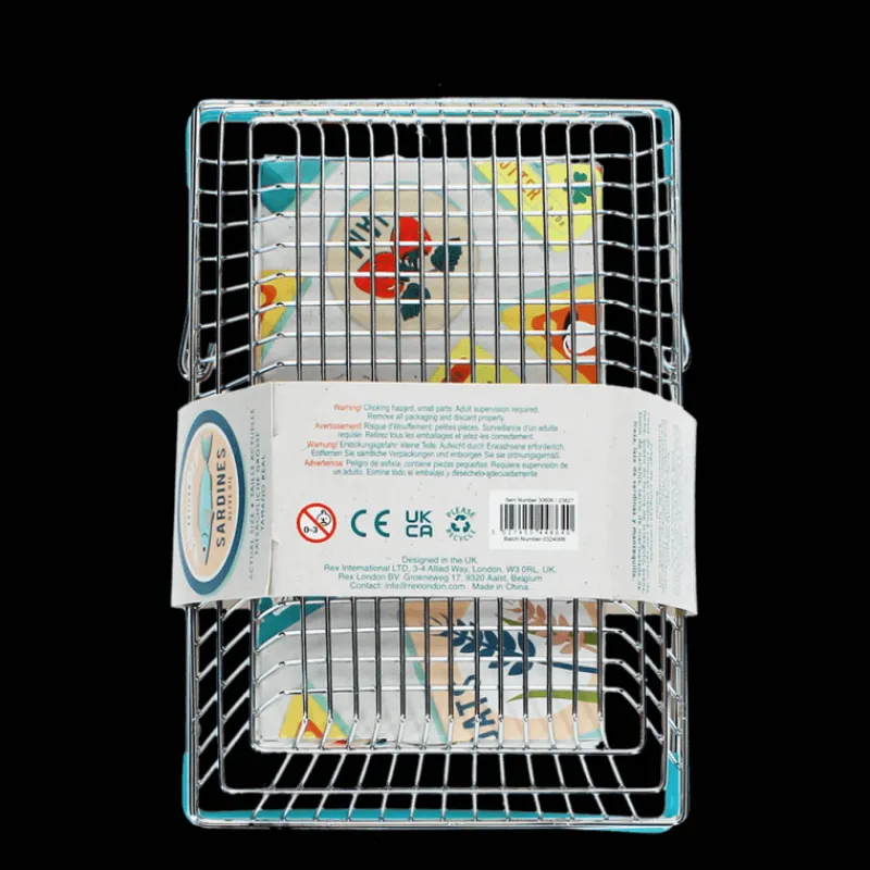 Rex London Wooden shopping playset with basket Clearance