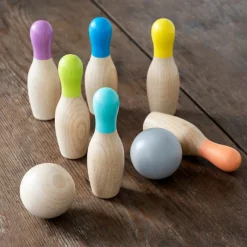 Rex London Wooden skittles set Best