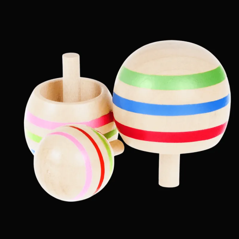 Rex London Wooden spinning tops (set of 3) Outlet