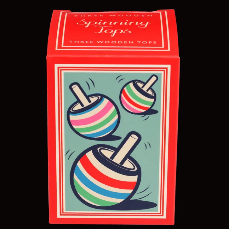 Rex London Wooden spinning tops (set of 3) Outlet