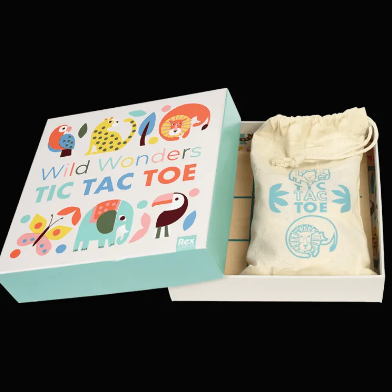 Rex London Wooden tic-tac-toe - Wild Wonders Online