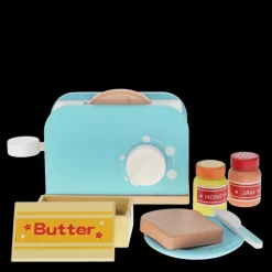 Rex London Wooden toy toaster playset Discount